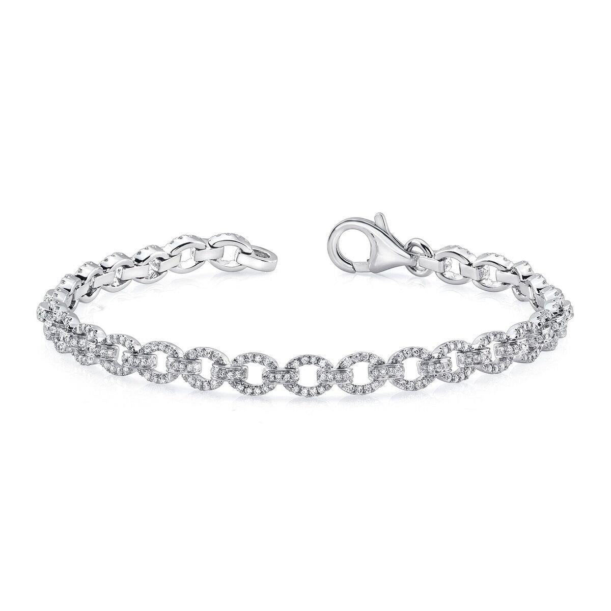 2 Ct Diamond Tennis Women Bracelet Tennis Bracelet