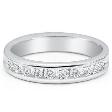 2 Ct Round Brilliant Cut Diamond Wedding Band Band