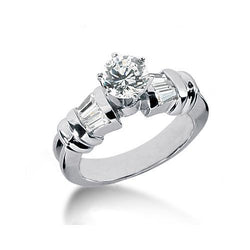 2 Ct. Diamond Engagement Anniversary Ring White Gold 14K