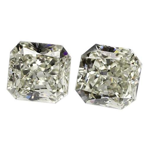 2 Cts. Each Radiant Cut Loose Diamond G Vvs1 Pair Loose Diamond