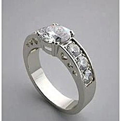 2.51 Carat Natural Earth Mined Diamond Engagement Ring With Accents Jewelry New