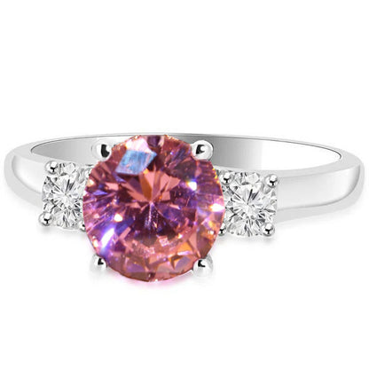  Princess Cut High Quality Unique Gemstone Ring White Gold Diamond
