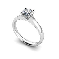 2 Carat Solitaire Diamond Anniversary Ring White Gold 14K