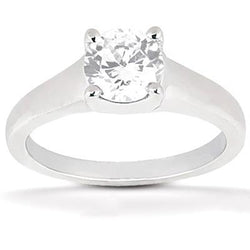2 Carat Natural Earth Mined Diamond Engagement Solitaire Ring Gold Jewelry New