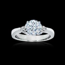 2 Carat Diamonds 3 Stone Engagement Ring Gold White