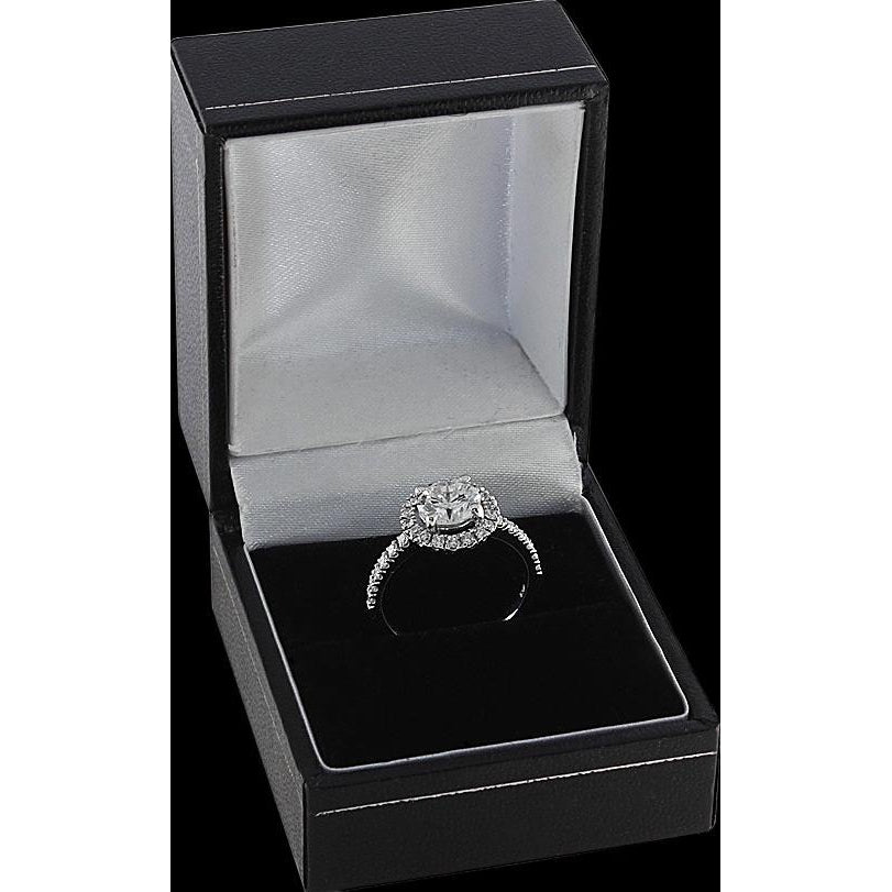 Halo Wedding Ring White Gold 14K 1.5 Ct. Halo Ring