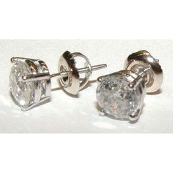 2.20 Carats Natural Earth Mined Diamond Studs Earrings