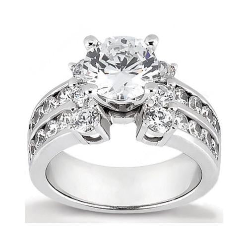 2.25 Carat Diamond Ring F Vs1 Diamonds Engagement Ring Set Engagement Ring Set