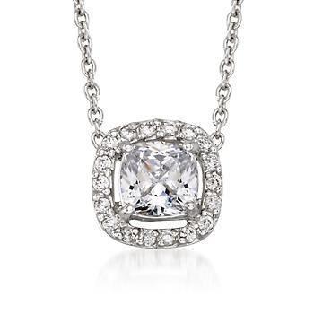 2.25 Carats Round Cut Diamond Women Necklace Pendant Gold Jewelry Pendant