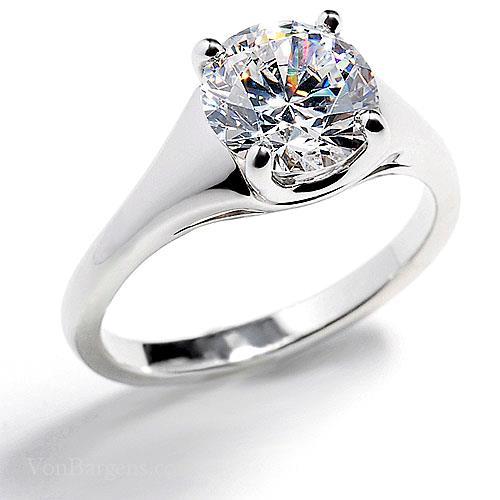 Brilliant Cut Diamond Wedding Solitaire Ring