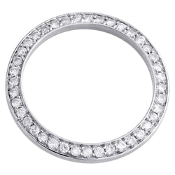 4 Ct Ladies Custom Diamond Bezel To Fit Datejust Or Date 36 Mm Watch