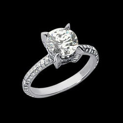 2.25 Carat Round Natural Earth Mined Diamond Wedding Anniversary Ring