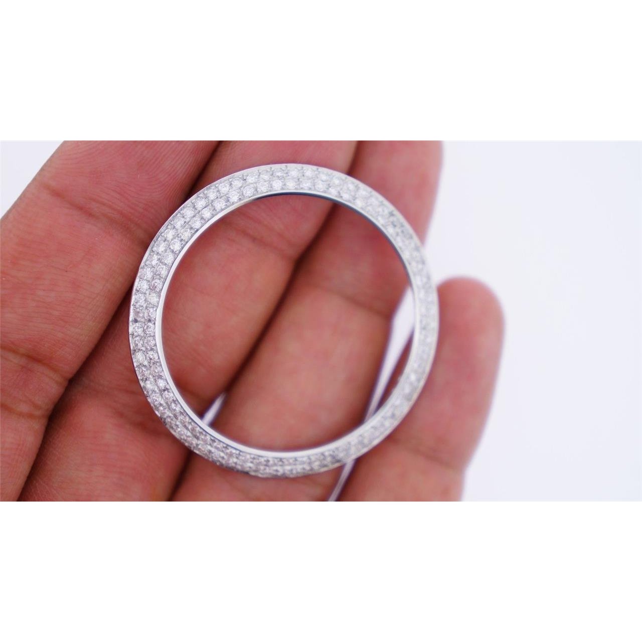 2.3 Ct Custom Diamond Bezel To Fit Rolex Datejust All Watch Models Watch Bezel