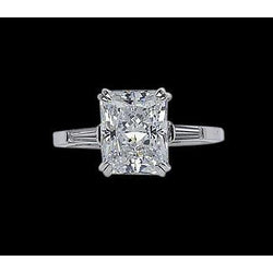 2.35 Ct. Diamonds Three Stone Royal Engagement Ring Gold