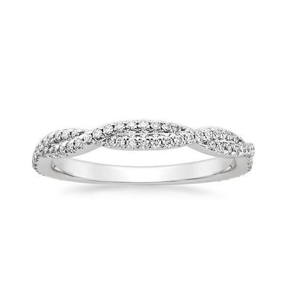 2.4 Ct Sparkling Round Cut Diamond Wedding Band Band