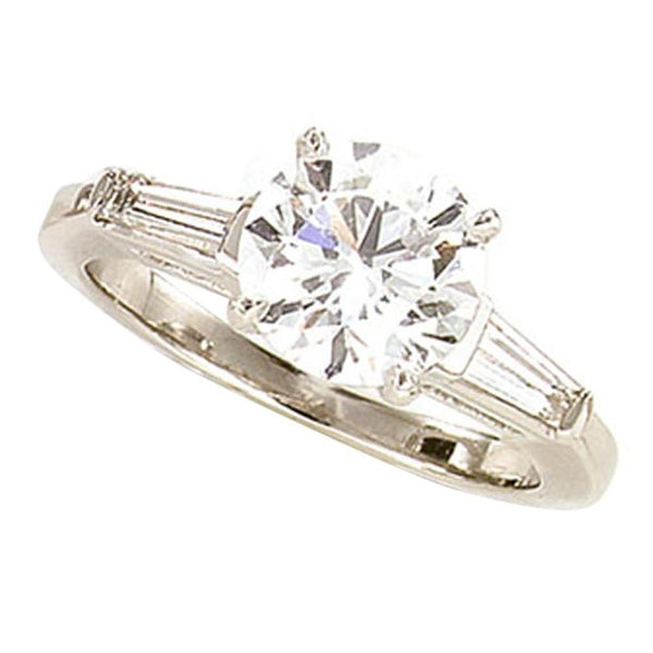 2.40 Ct.Gorgeous Diamond Anniversary Ring Set New Three Stone Three Stone Ring
