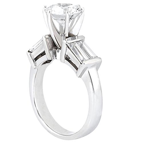  Solitaire Ring White Gold Diamond