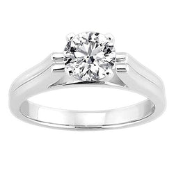 2.50 Carat Diamond Solitaire Ring White Gold New