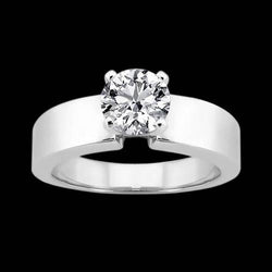 2.50 Carats Round Diamond Anniversary Ring Solitaire