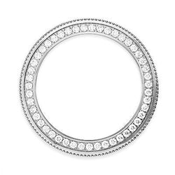 2.5 Carats Round Custom Diamond Bezel Fit To Rolex Datejust Watch