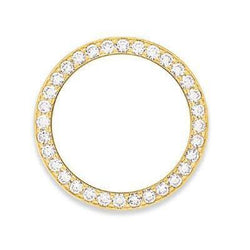 2.5 Ct Custom Mined Natural Real Diamond ( Not Lab Grown ) Bezel To Fit Rolex Datejust All Watch Models