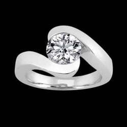 2.50 Ct. Diamond Wedding Ring Solitaire White Gold
