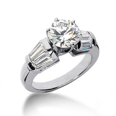 2.50 Carat Diamonds Ring 3 Stone Style Engagement Ring Three Stone Ring