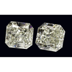 2.50 Carats Loose Radiant Diamonds Pair 1.25 Carat Each