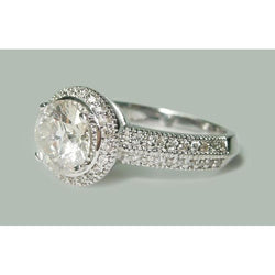 2.50 Ct Diamond Anniversary Ring Antique Style Jewelry New