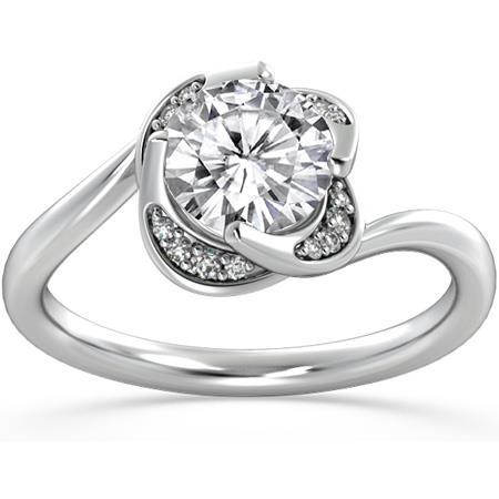 2.50 Ct Gorgeous Round Brilliant Cut Diamonds Engagement Ring Halo Ring