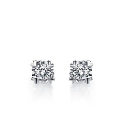 2.50 Ct Sparkling Brilliant Cut Lab Grown Diamonds Studs Earring White Gold 14K