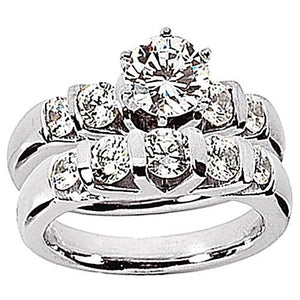 2.55 Carat Engagement Band Set High Quality Diamond Ring New Engagement Ring Set