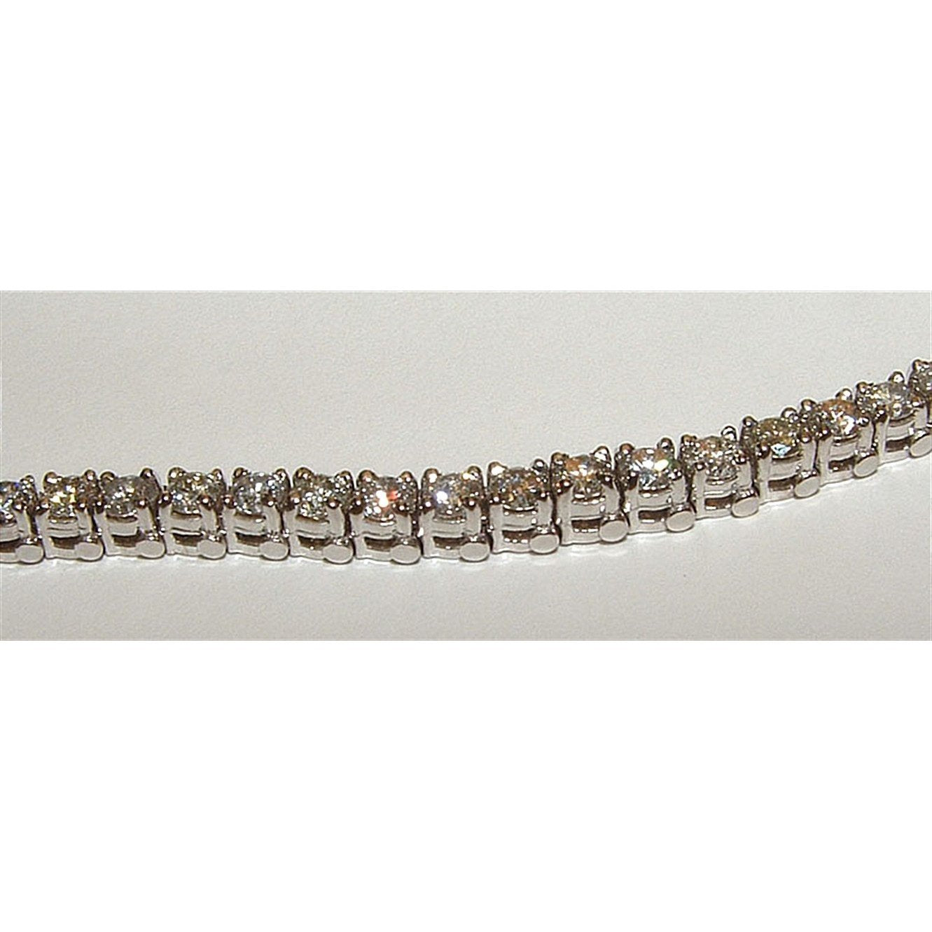 2.6 Carats Diamond Tennis Bracelet Sparkling Diamonds Tennis Bracelet