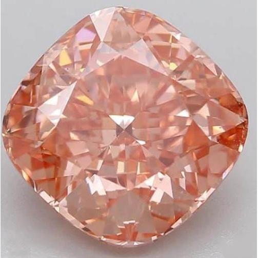 2.7 Ct Intense Pink Cushion Cut Loose Diamond Diamond