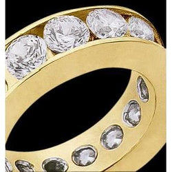 3.60 Carats Wedding Band Diamonds Ring Eternity