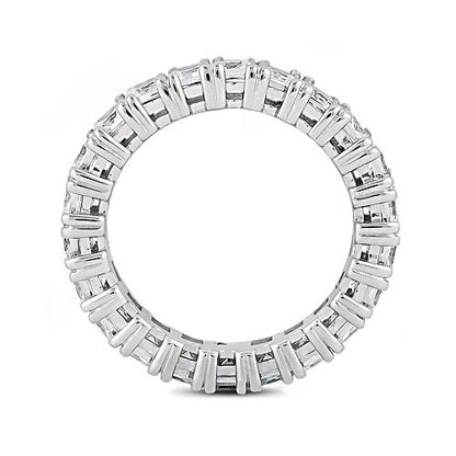 Eternity Band 10.20 Ct. Wedding Band Sparkling Diamonds White Gold