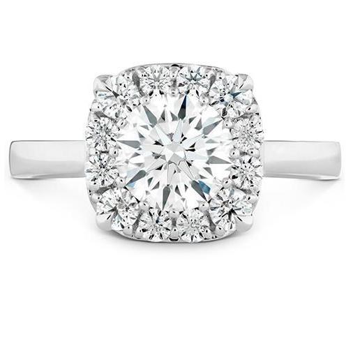2.80 Ct Sparkling Round Cut Diamonds Engagement Ring Halo White Gold 14K Halo Ring