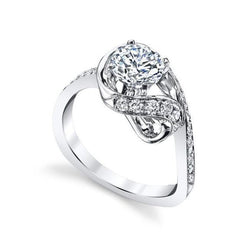 2.85 Carats Gorgeous Round Cut Diamond Engagement Ring
