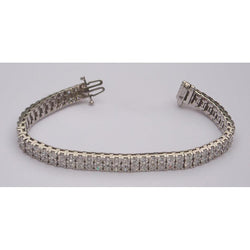 15 Carats Natural Diamond Tennis Carpet Bracelet Vs Jewelry