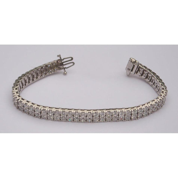 15 Carats Diamond Tennis Carpet Bracelet Vs Jewelry