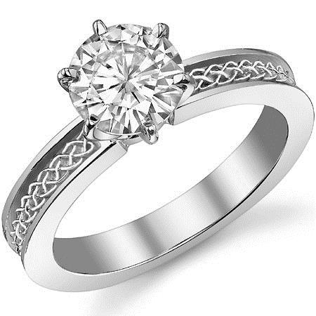  Antique Fancy Lady’s  Style White Elegant Gold Diamond Solitaire RIng 