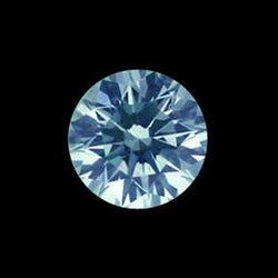 3 Carat Round Cut Blue Enhanced Loose Diamond