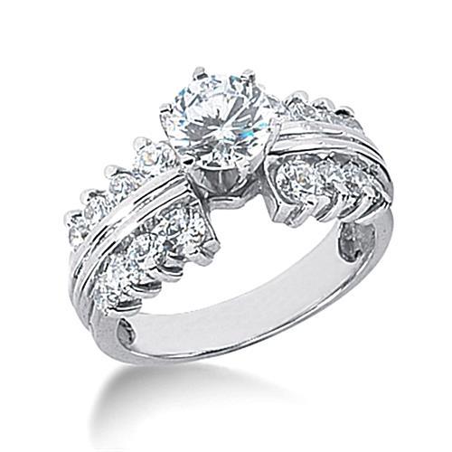 3 Carat Round Cut Diamond Anniversary Ring White Gold Jewelry Anniversary Ring