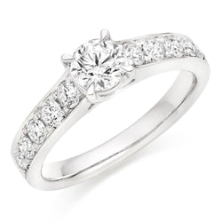 3 Carats Gorgeous Round Cut Natural Earth Mined Diamonds Wedding Ring New