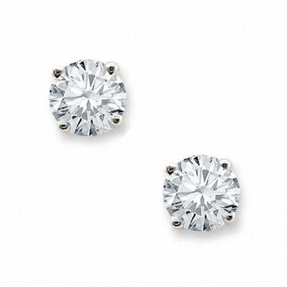 3 Carats Man Made Diamond Stud Earring White Gold Jewelry Stud Earrings