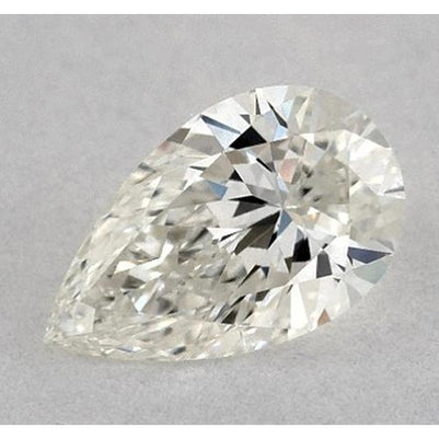 natural pear diamond 3ct loose_diamond front view