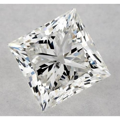 natural princess diamond 3ct loose_diamond front view