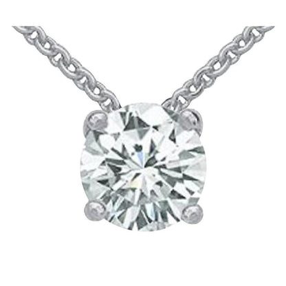 3 Ct. Natural Diamond Jewelry Pendant White Gold Necklace New Pendant