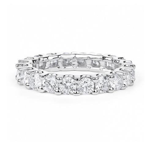 3 Ct Sparkling Round Diamond Women Wedding Band Eternity Band