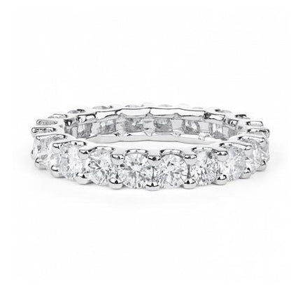 3 Ct Sparkling Round Diamond Women Wedding Band Eternity Band